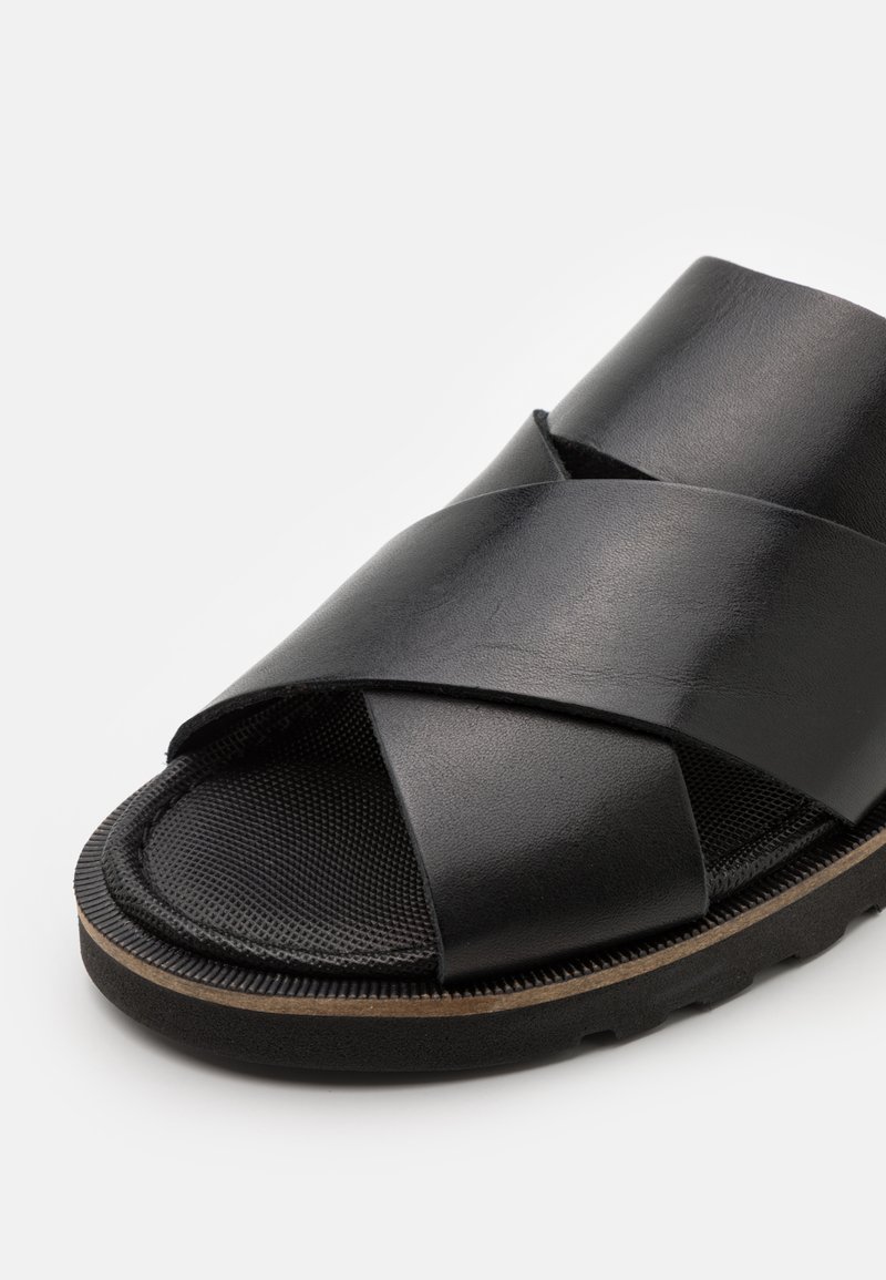 Herren Sandalen | LAST STUDIO FARELL Pantolette flach black/schwarz - GZ01832 Herren Sandalen | LAST STUDIO FARELL Pantolette flach black/schwarz - GZ01832