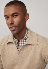 Façonnable OPEN COL - Poloshirt - light beige