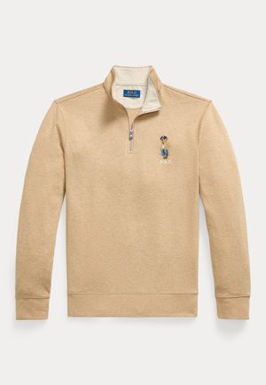 Polo Ralph Lauren, HALF ZIP SWEATSHIRT - Суитшърт - camel