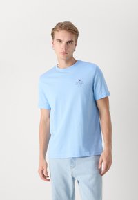 Tommy Hilfiger STACK TEE - T-shirt basic - vessel blue