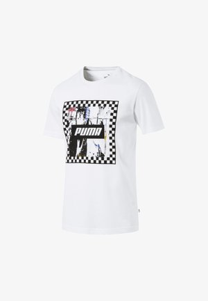 Puma, GRAPHIC - T-shirt con stampa - white