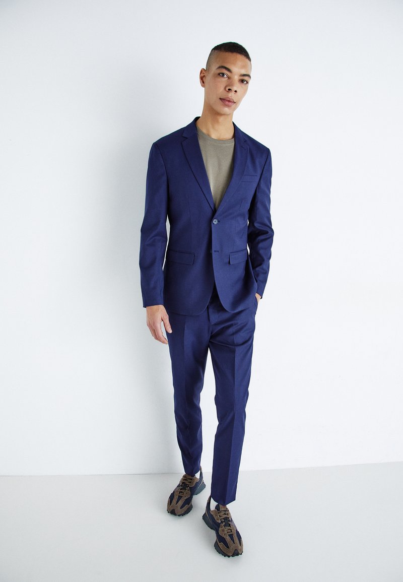 Selected Homme - SLHSLIM CEDRIC STRUCTURE SUIT - Öltöny - navy, Nagyítás