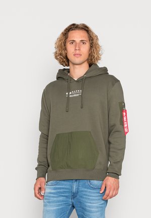 Alpha Industries Kapuzenpullover - dark olive