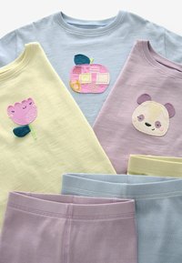 Next 3 PACK  REGULAR FIT - Nattplagg set - purple yellow blue character