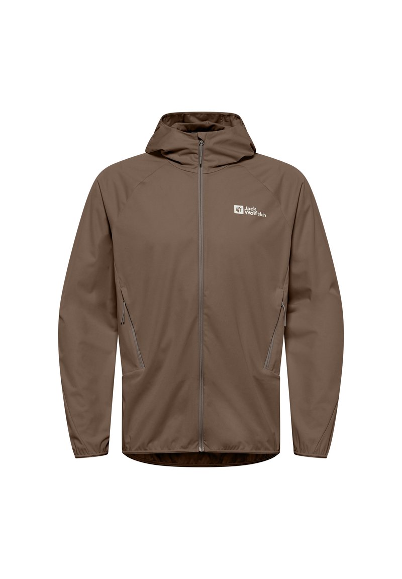 Jack Wolfskin Softshelljas bruin