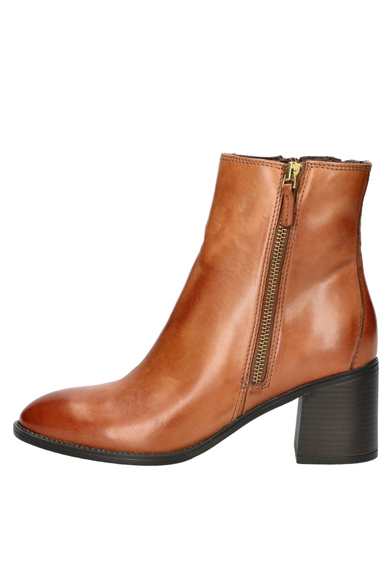 Nelson Korte laarzen - cognac