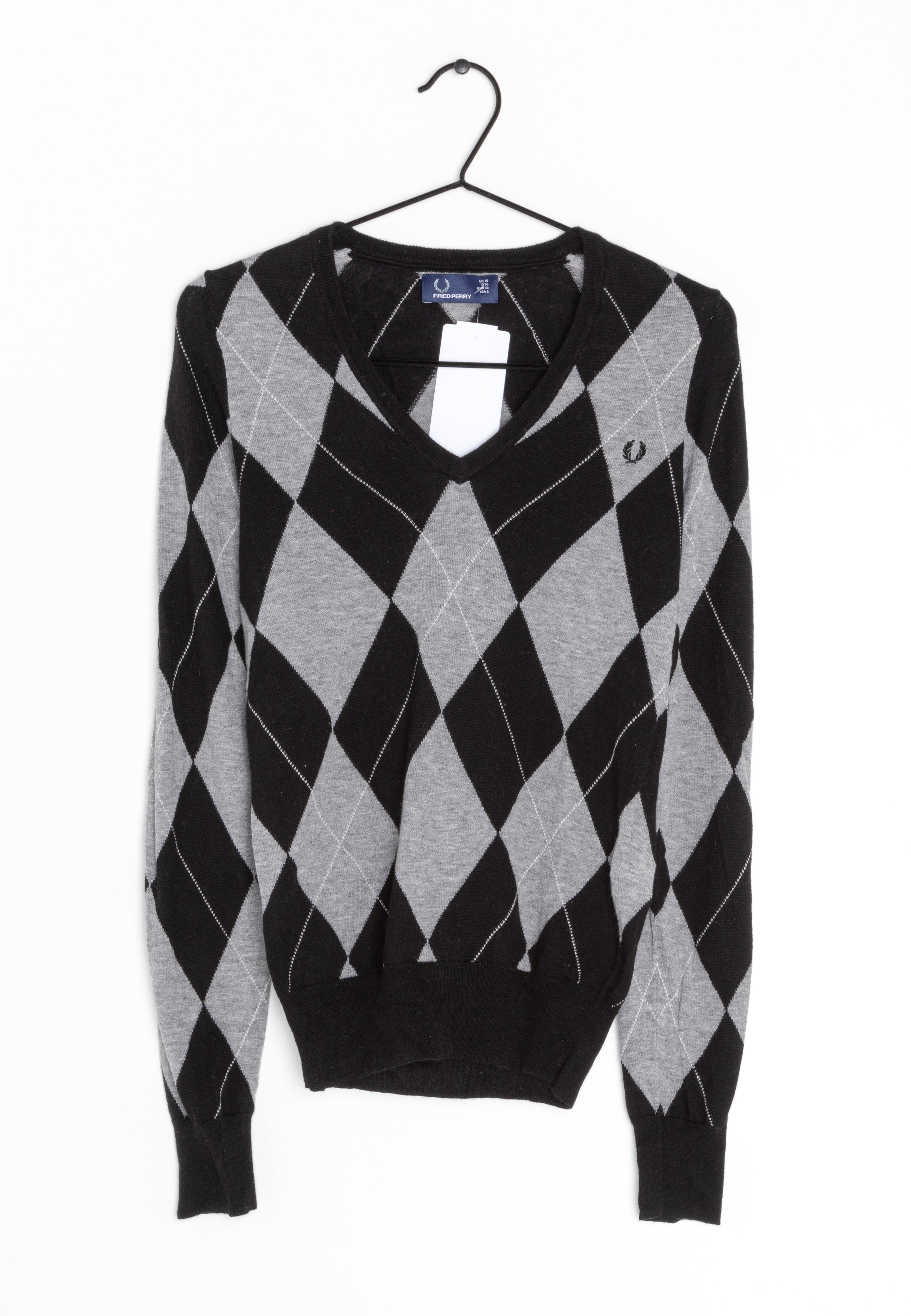 Fred Perry Jumper - black - (Pre-owned 