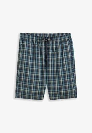 TOM TAILOR, TOM TAILOR UNTERWÄSCHE BOXERSHORTS MIT KAROMUSTER - Nachtwäsche Hose - blue-medium-check