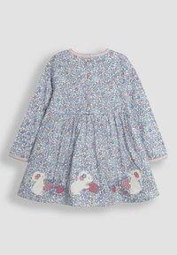 JoJo Maman Bébé MOUSE APPLIQUÉ DITSY FLORAL REGULAR FIT - Rochie de zi - pink