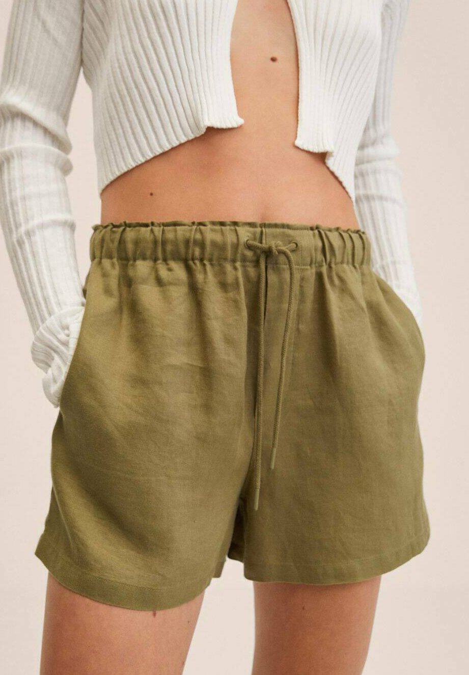 linen shorts