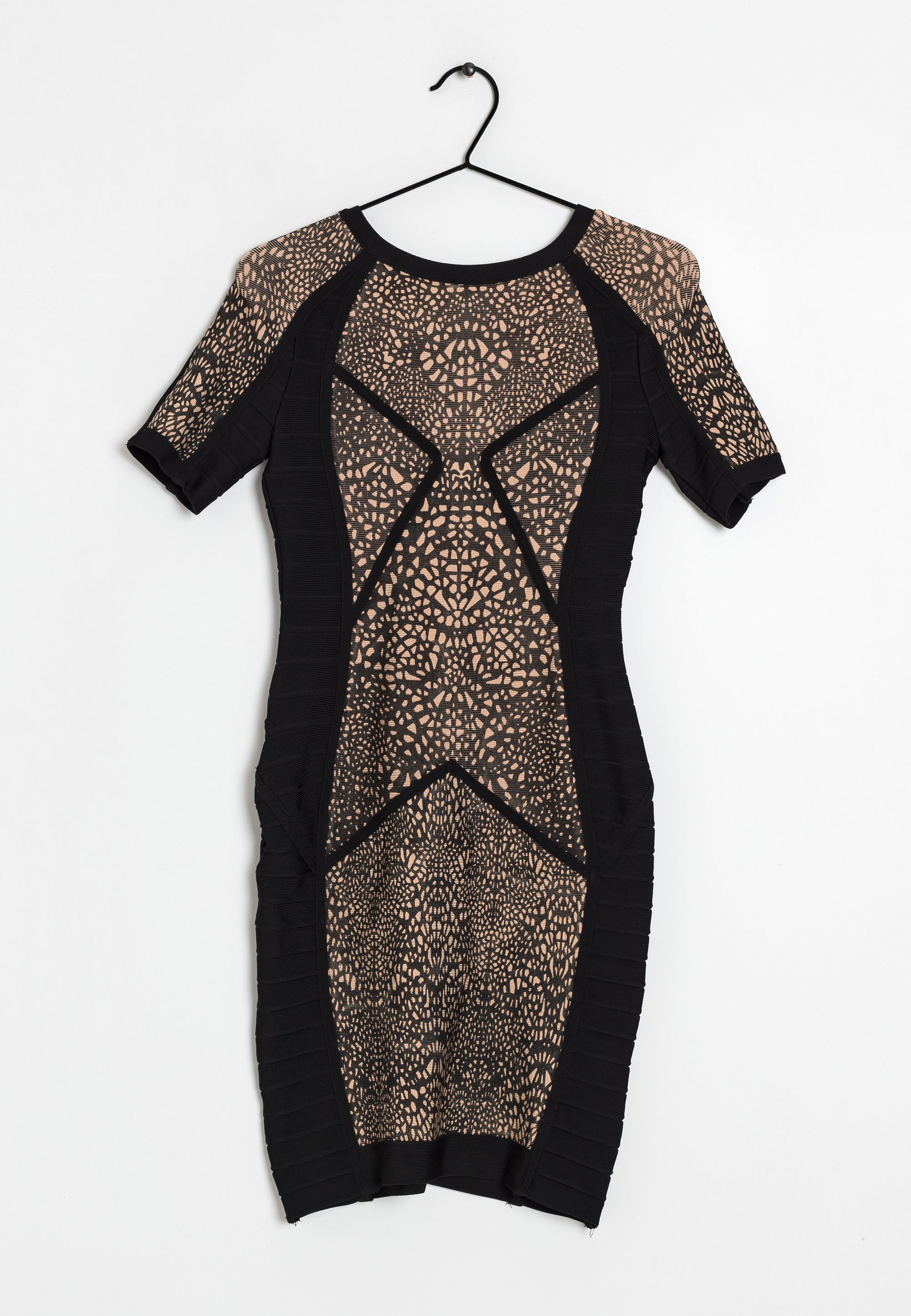 slim fit dress slacks Herv Leger Black Kendra Gold Zipper Bandage Dress  Priscilla Posh