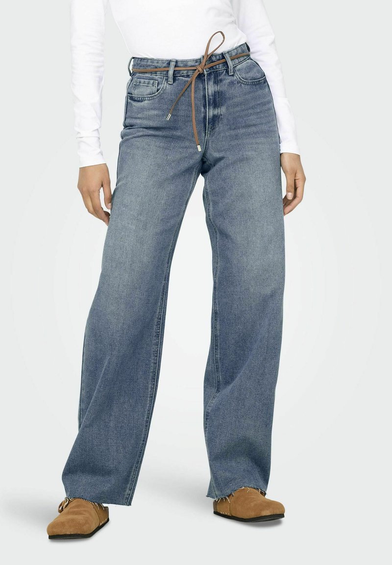 ONLY Jean droit - medium blue denim
