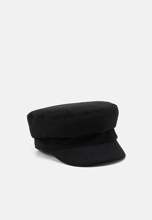 WITH VISOR - Berretto - black