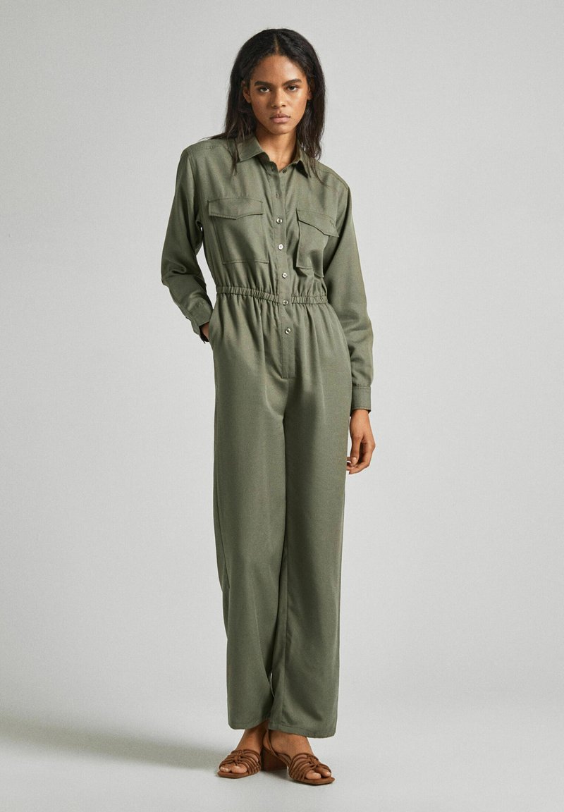 Pepe Jeans Jumpsuit olijfgroen