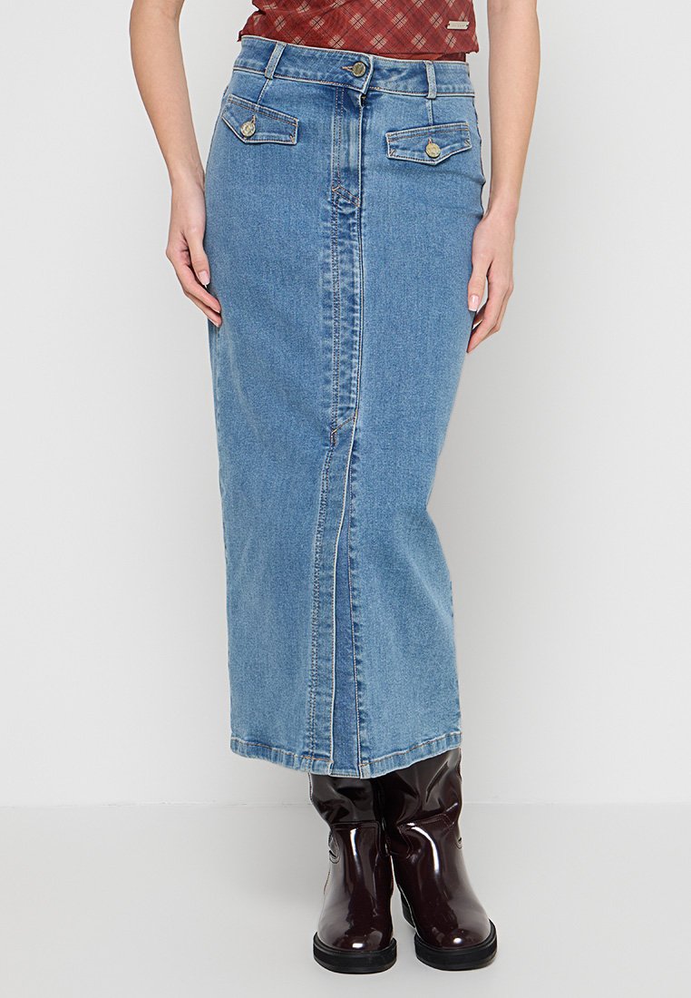 RIANI Jeansrok blauw