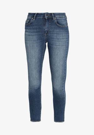 ONLY, ONLBLUSH MID ANKLE RAW - Jeans Skinny Fit - dark blue denim