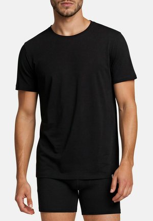 Pierre Cardin, BODYWEAR 4 PACK - Basic T-shirt - pack - black black