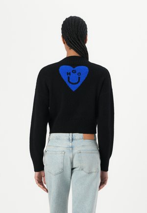 HUGO SCUTIE - Jumper - black