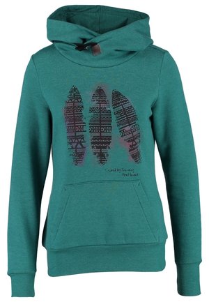 Kapuzenpullover - mottled green