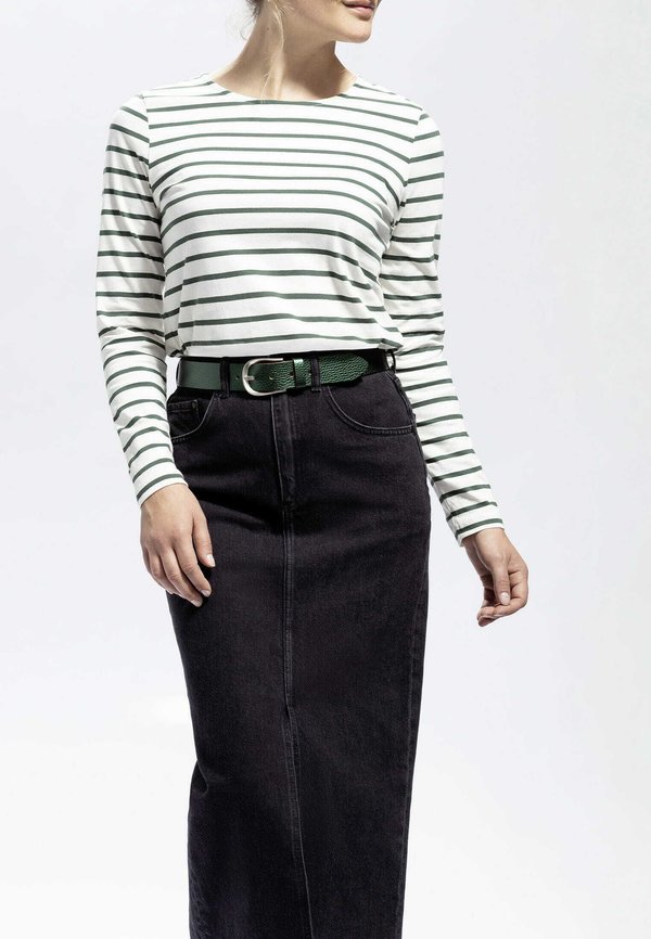 Gürtel - dünkelgrün metallic