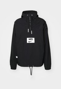 Nike Performance NBA BROOKLYN NETS ANORAK - Vereinsmannschaften - black/white
