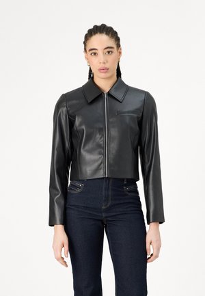 ONLAMILI - Veste en similicuir - black