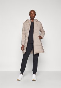 Guess NEW ALETA LONG PUFFER JACKET - Manteau d'hiver - weathered grey