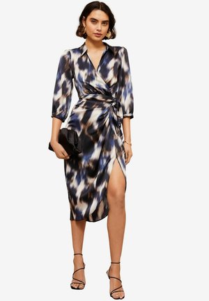 REGULAR FIT - PRINTED - Koktailové šaty/večierkové šaty - blue