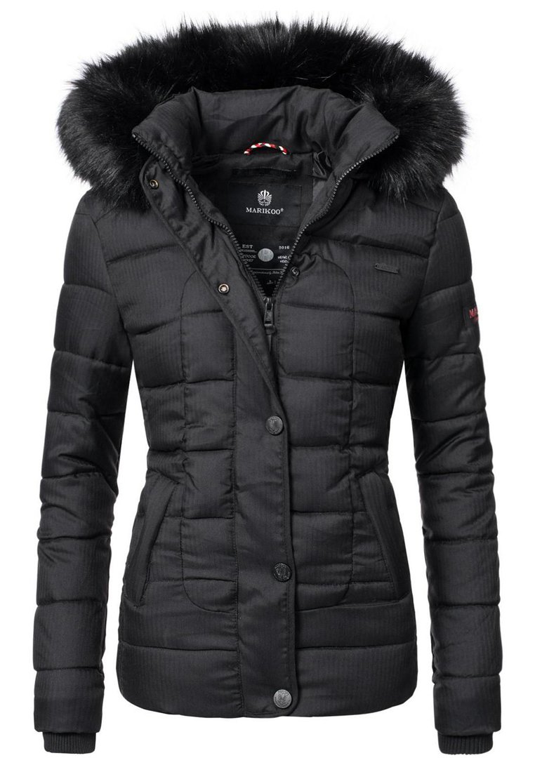 Marikoo Designer Marikoo Winterjacke Damen Marikoo Erdbeere Puder