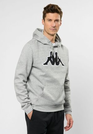 LOGO AIRITI - Hoodie - md grey mel black