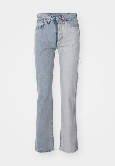 MM6 Maison Margiela PANTS POCKETS UNISEX - Brīva piegriezuma džinsi - light blue
