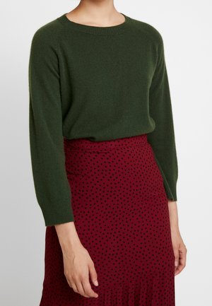 Strickpullover - dark green