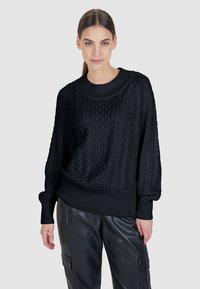 Marc Aurel Strickpullover - black