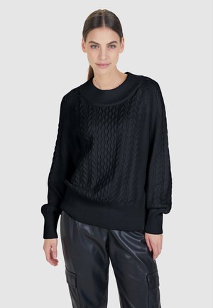 Marc Aurel Strickpullover - black