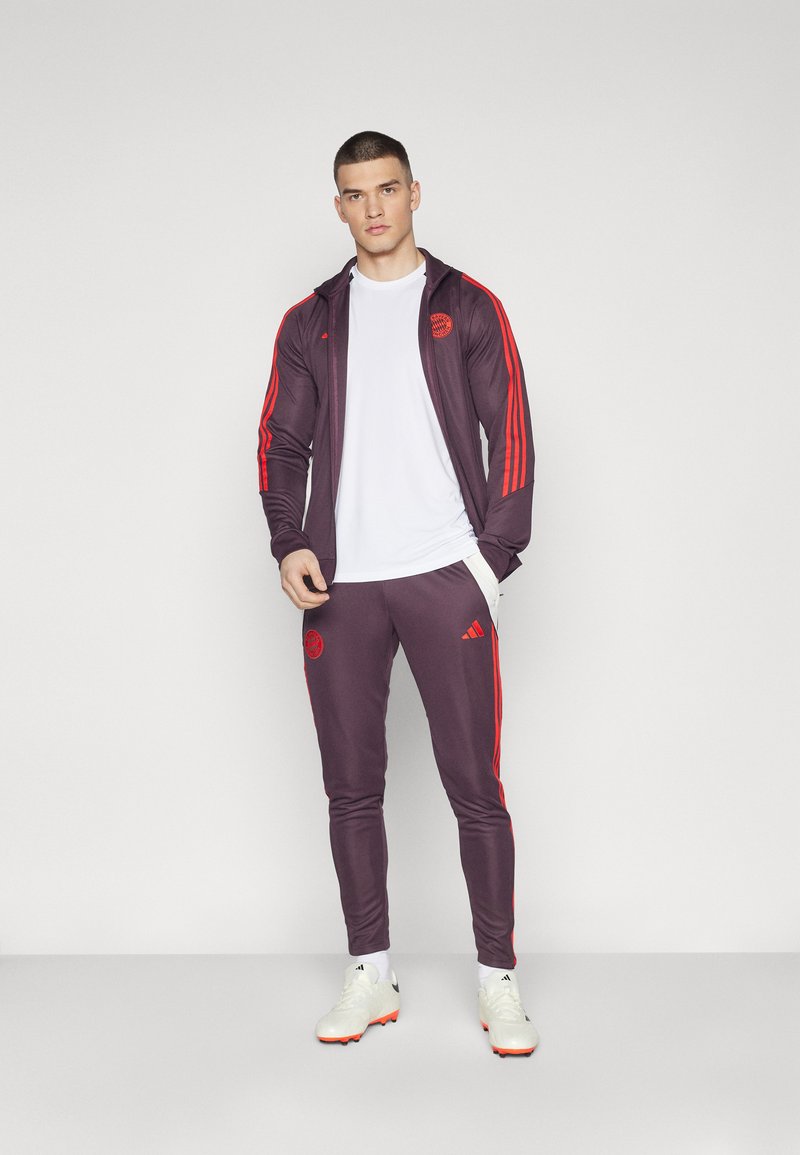adidas Performance FC BAYERN M�NCHEN TRACK SUIT - Träningsset - shadow maroon/red