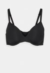 SMOOTH ESSENTIALS - Merevítős melltartó - black