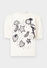 EDO SHORT SLEEVE  - Jumper - cosy white