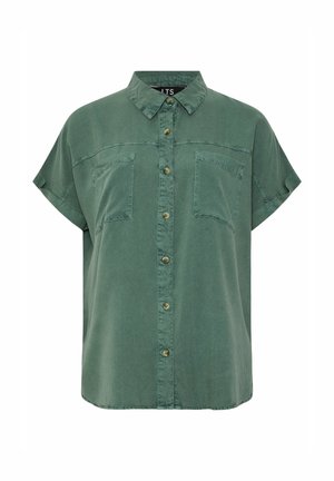ACID WASH POCKET - Camicia - khaki