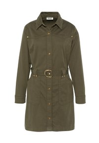 Schott WESTERN - Blusenkleid - kaki