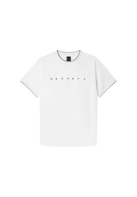 Hackett London ROYAL TIPPED TEE - Tričko s potlačou - white