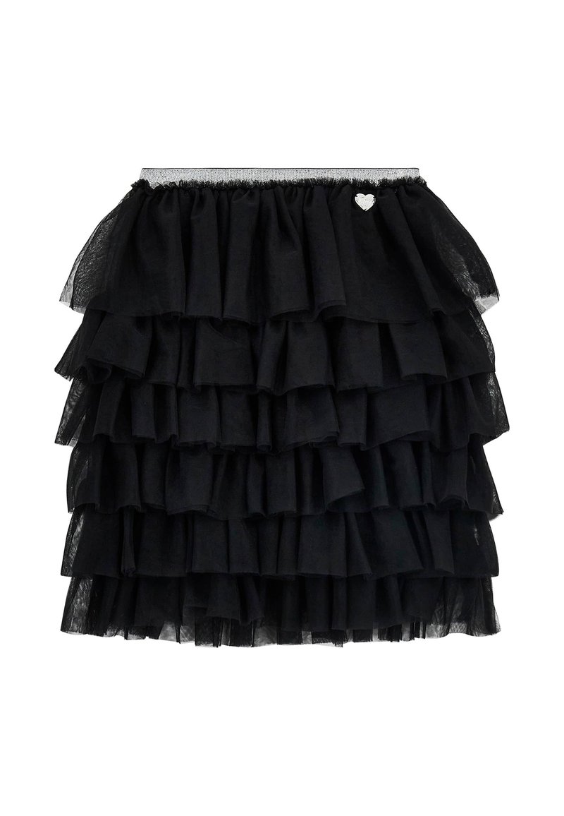 Guess KURZER VOLANT - Trapecinis sijonas - schwarz