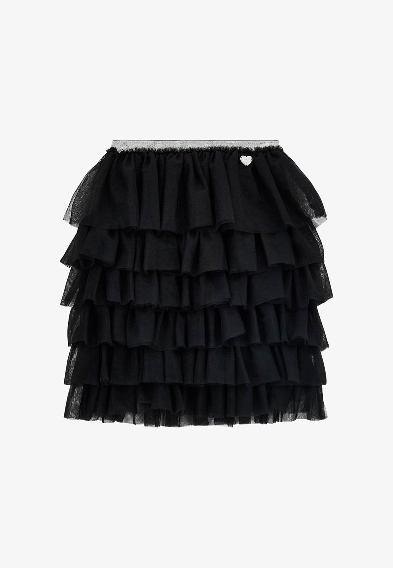 Guess KURZER VOLANT - Trapecinis sijonas - schwarz