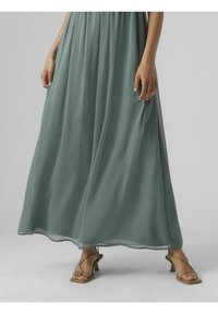 Vero Moda OLIVIA - Dolga obleka - dark forest