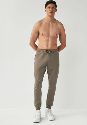 Next SLIM FIT CUFFED - Tracksuit bottoms - neutral