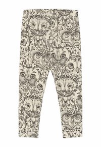 Soft Gallery PAULA  NOOS - Leggings - cream aop owl