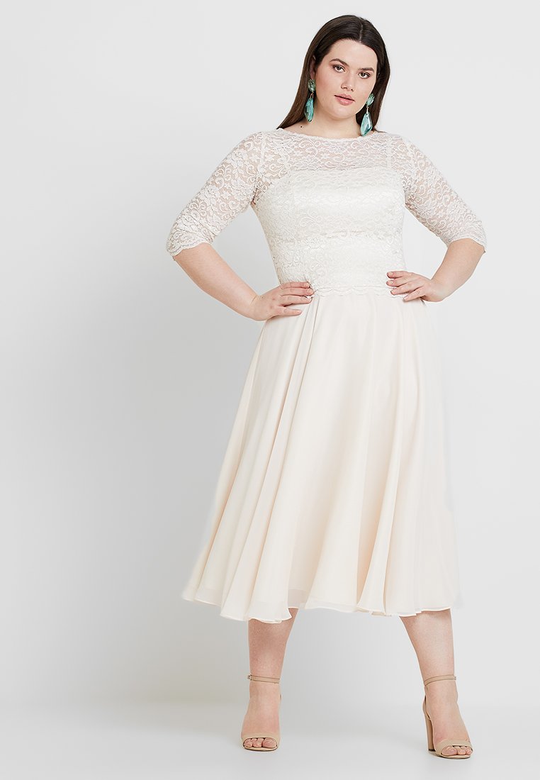 swing curve midi dress