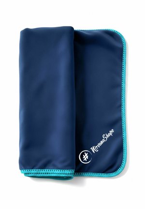 FÜR URLAUB, BACKPACK UND STRAND - Beach towel - blau   hellblauer rand