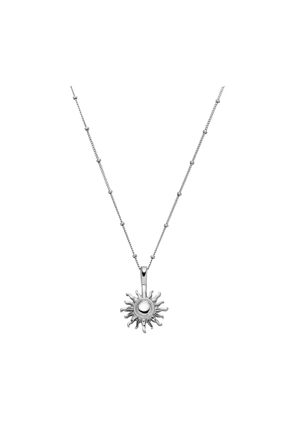 PURELEI SUN - Necklace - silver/silver 