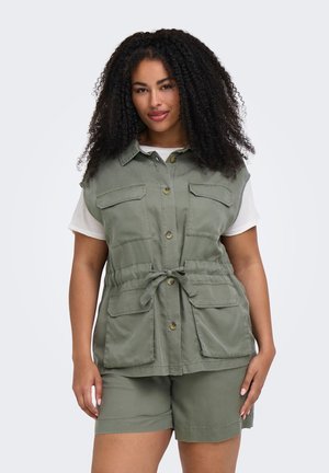 ONLY Carmakoma GILET CARZANZI GILET - Weste - smokey olive