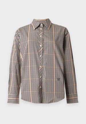 GANT, REL CHECKED SHIRT - Риза с копчета - toasted almond